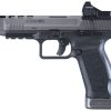 Canik TP9SFx W/ Vortex Viper Red Dot9mm 5.20" 20+1 Black Tungsten Gray Cerakote Steel Slide Black Interchangeable Backstrap Grip