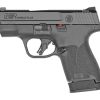 Smith & Wesson M&P9 Shield Plus Micro-Compact 9MM 3.1" Black No Thumb Safety Flat Face Trigger