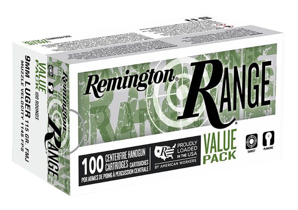 Remington Range 9mm 100 rounds 115 grain