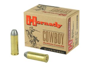 Hornady, Custom, Cowboy, 45LC, 255 Grain, Lead Flat Nose, 20 Round Box