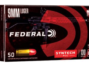 Federal, American Eagle, 9MM, 130 Grain, TSJ, Total Synthetic Jacket, 50 Round Box