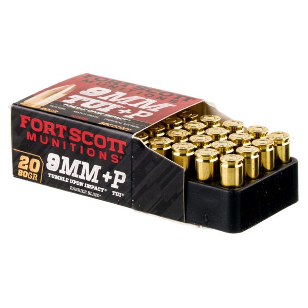 FORTSCOTT 9mm TUI +P 80gr 20 Round Box