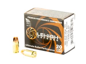 Lehigh Xtreme Defense .380 68 grain XD FTM 20 Round Box