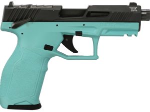 Taurus TX22 BLK/CYAN 22LR Threaded Barrel