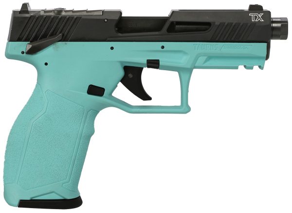 Taurus TX22 BLK/CYAN 22LR Threaded Barrel