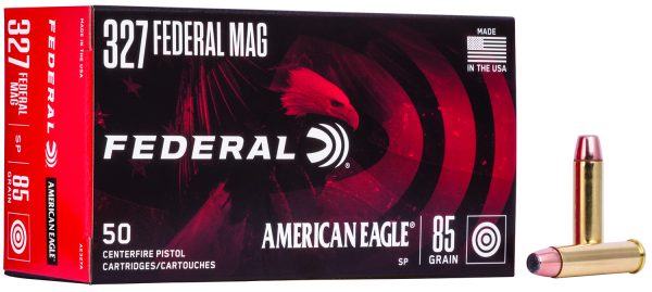 Federal American Eagle Handgun 327Federal Mag 85gr Jacketed Soft Point 50 Rounds