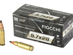 Fiocchi Ammunition, Hyperformance, 5.7X28MM, 40Gr, Tipped Hollow Point, 50 Round Box