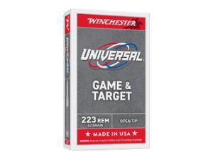Winchester Ammunition, White Box, 223 Remington, 62 Grain, Boattail Hollow Point, 20 Round Box